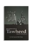 The Fundamentals of Tawheed (Islamic Monotheism)